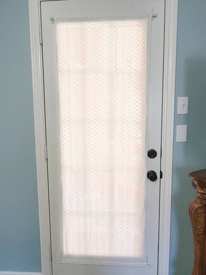 Door Window Curtain, Sidelight Curtain, French Door Curtain, Front Door Curtain, Door Curtain image 1