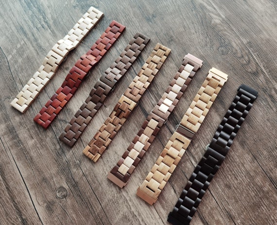 Wooden fitbit best sale band