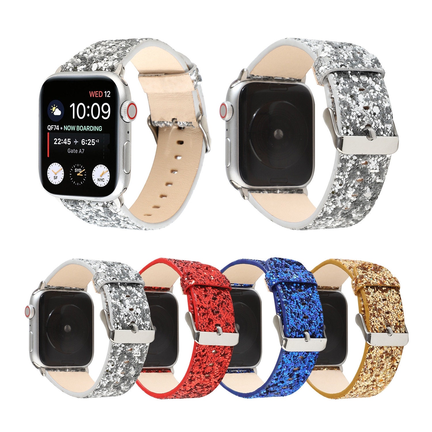 fitbit versa bling bands