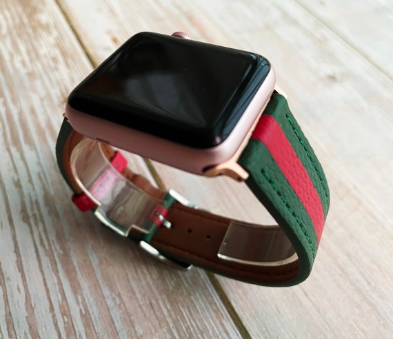 Cinturino personalizzato in pelle Apple Watch 45mm 44mm 42mm | Etsy Italia