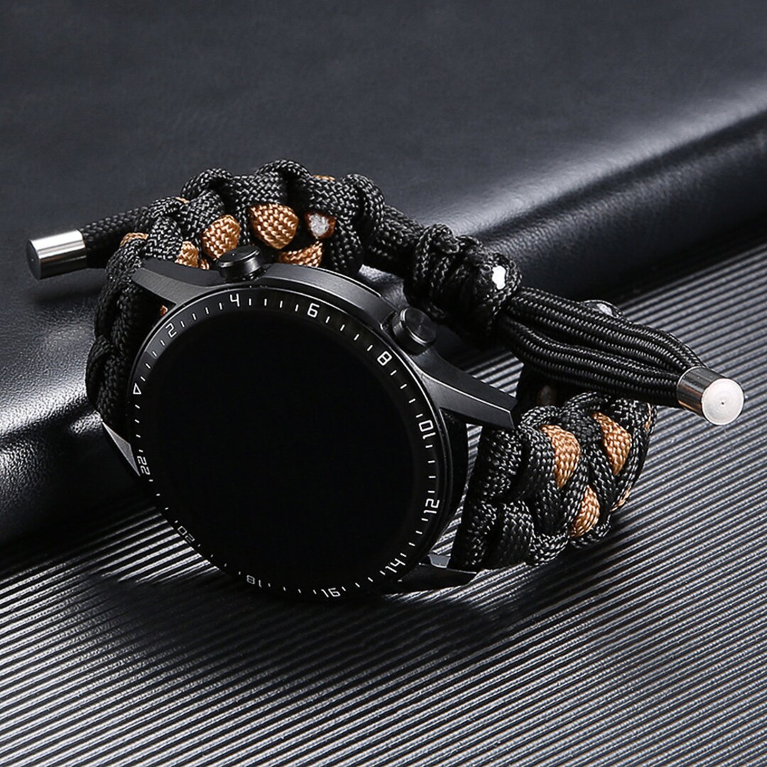 20mm 22mm Adjustable Paracord Bands Galaxy Watch 4 Classic Etsy