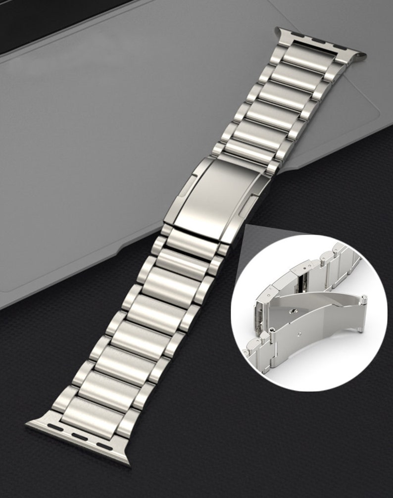 Apple Watch Band Titanium Steel Band Apple Ultra 49mm 45mm Etsy