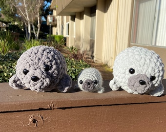 Crochet  Seal Plush