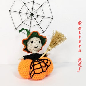 Halloween crochet Pattern, Gift Halloween, Pumpkin Crochet