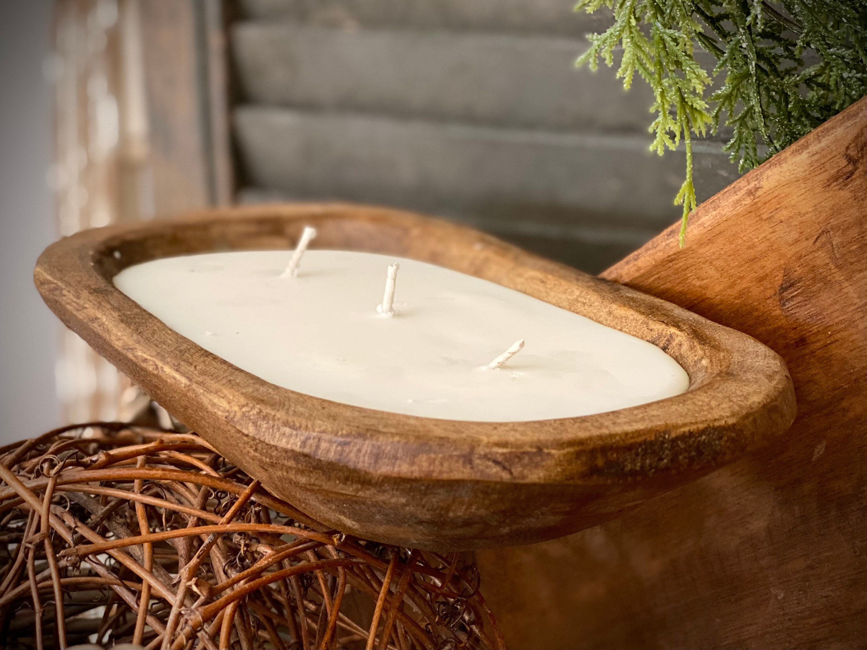 20 oz Hand Carved Wooden Candle 3 wick candle In Hand Carved Etsy