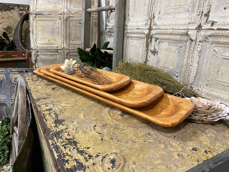 Hand Carved Bowl 3 Sizes Available Dough Bowl Food Safe Etsy