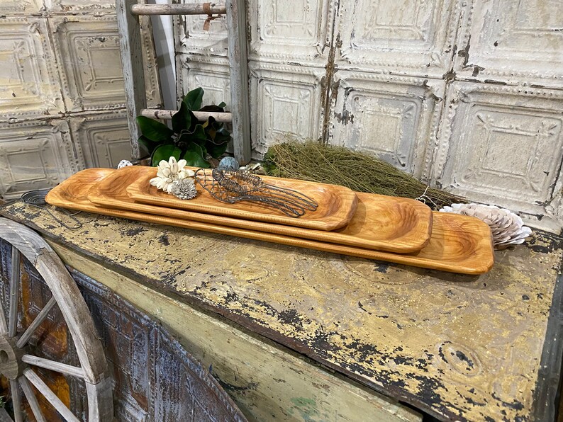 Hand Carved Bowl 3 Sizes Available Dough Bowl Food Safe Etsy