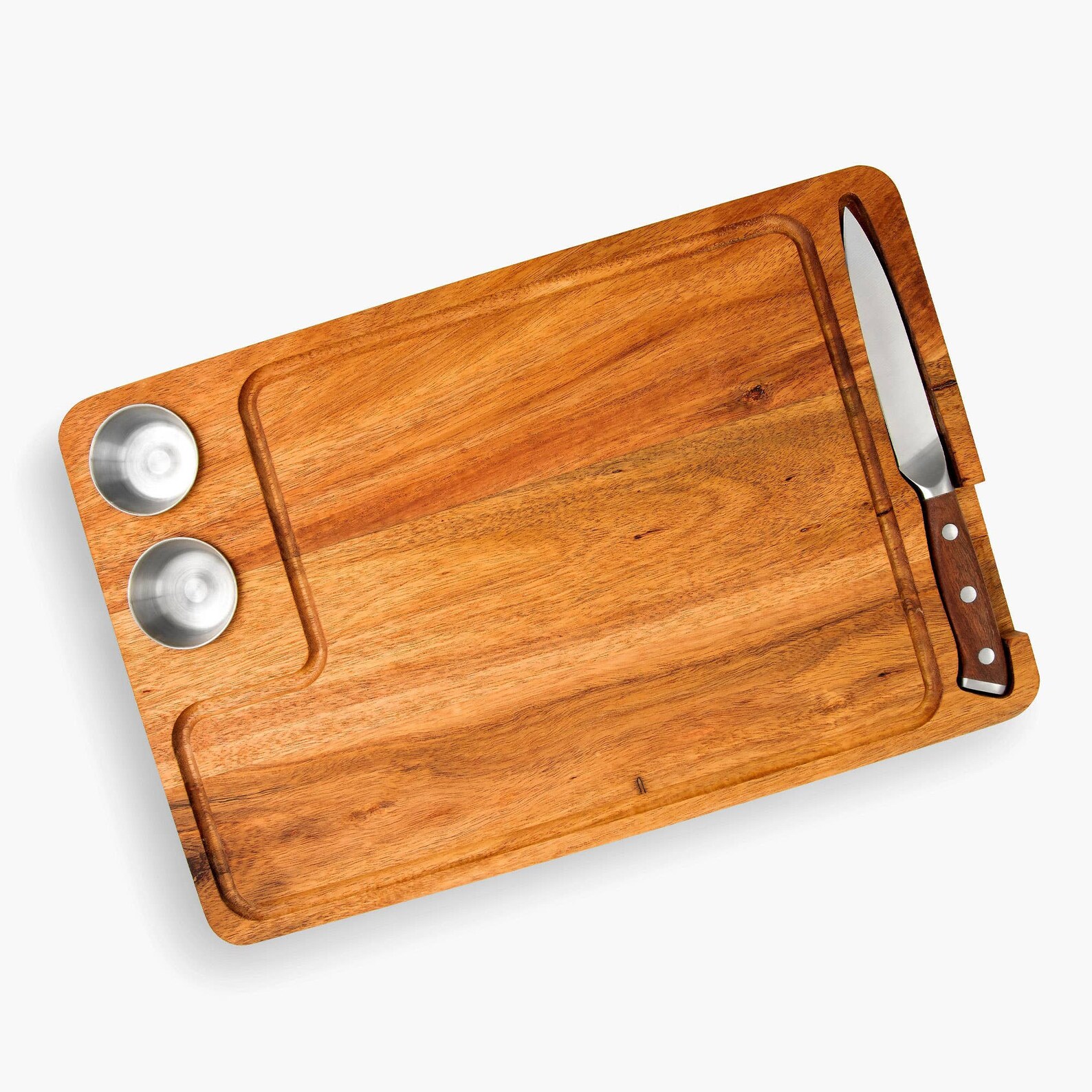 Steak Plate, Wood Steak Cutting, Serving Board, Food Safe, Premium