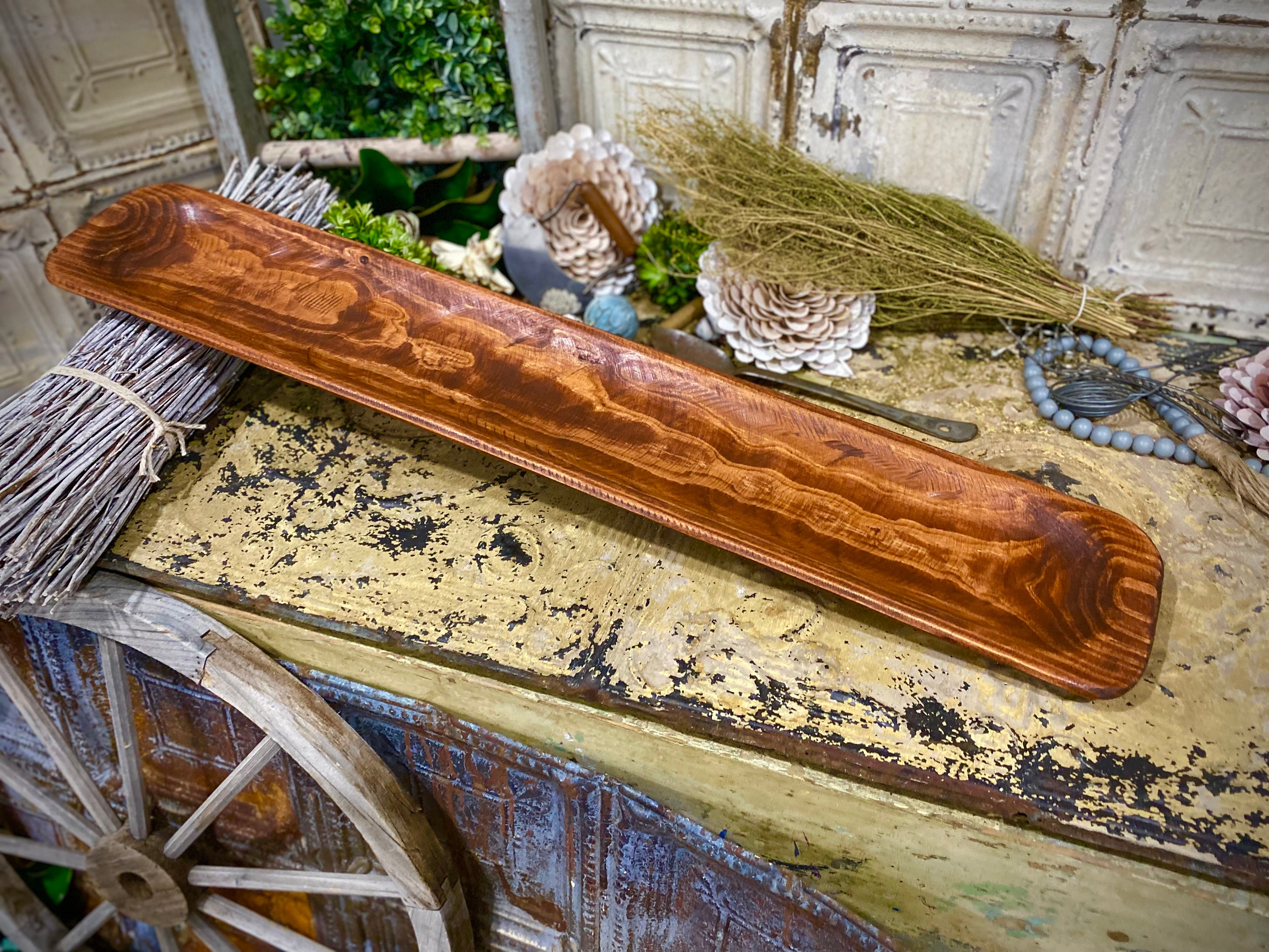 Hand Carved Bowl, 3 Sizes Available! Dough Bowl Food Safe Rustic Wood