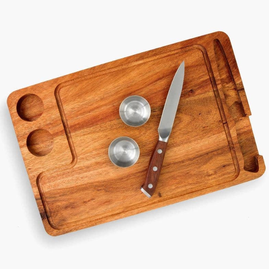 Wood Steak Cutting and Serving Board Food Safe Made With Etsy