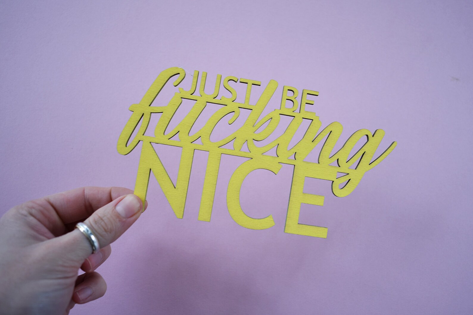 Just Be Fcking Nice Rude Wall Art Wall Art Print Rude Etsy