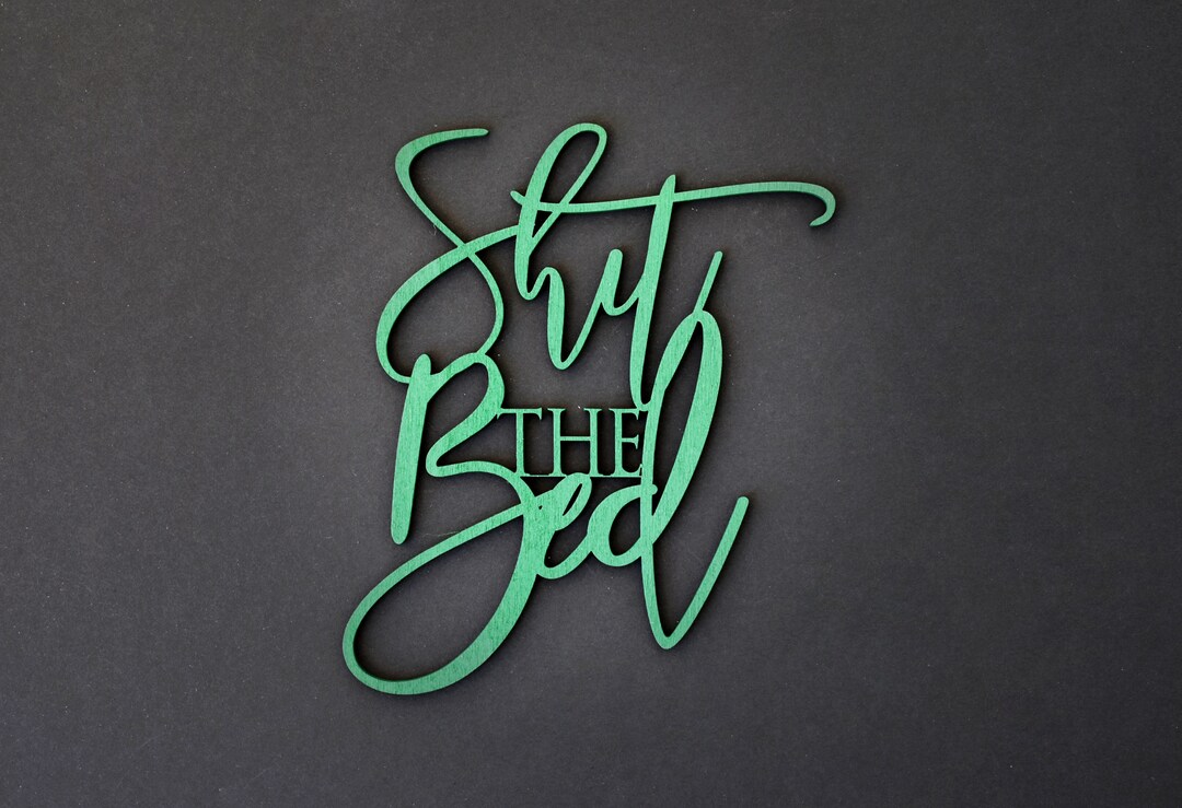 Shit the Bed Rude Wall Art Wall Art Print Rude Quote Funny Wall Art Etsy