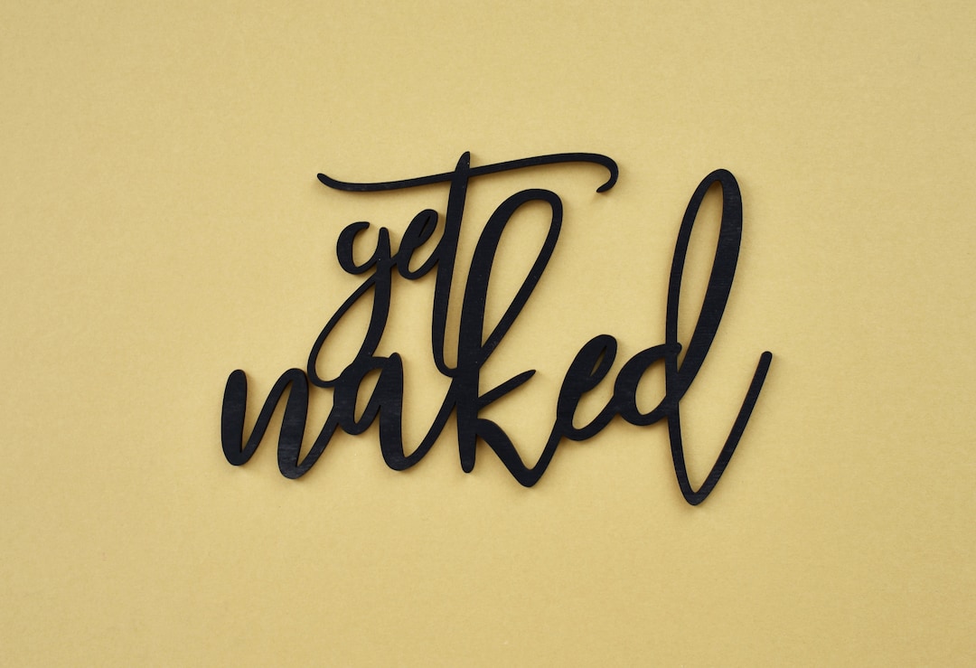 Get Naked Rude Wall Art Wall Art Print Rude Quote Funny Wall Art Etsy