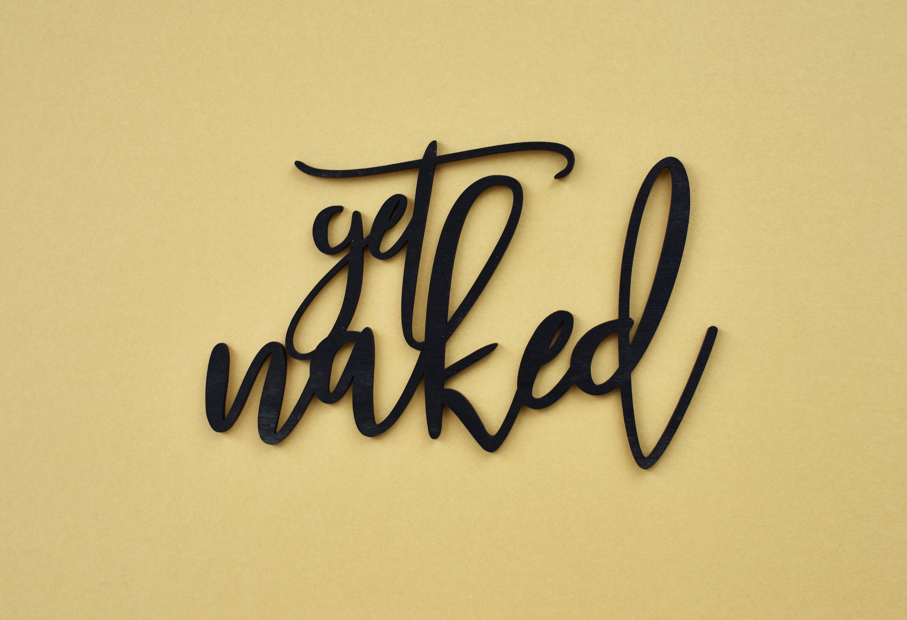 Get Naked Rude Wall Art Wall Art Print Rude Quote Etsy