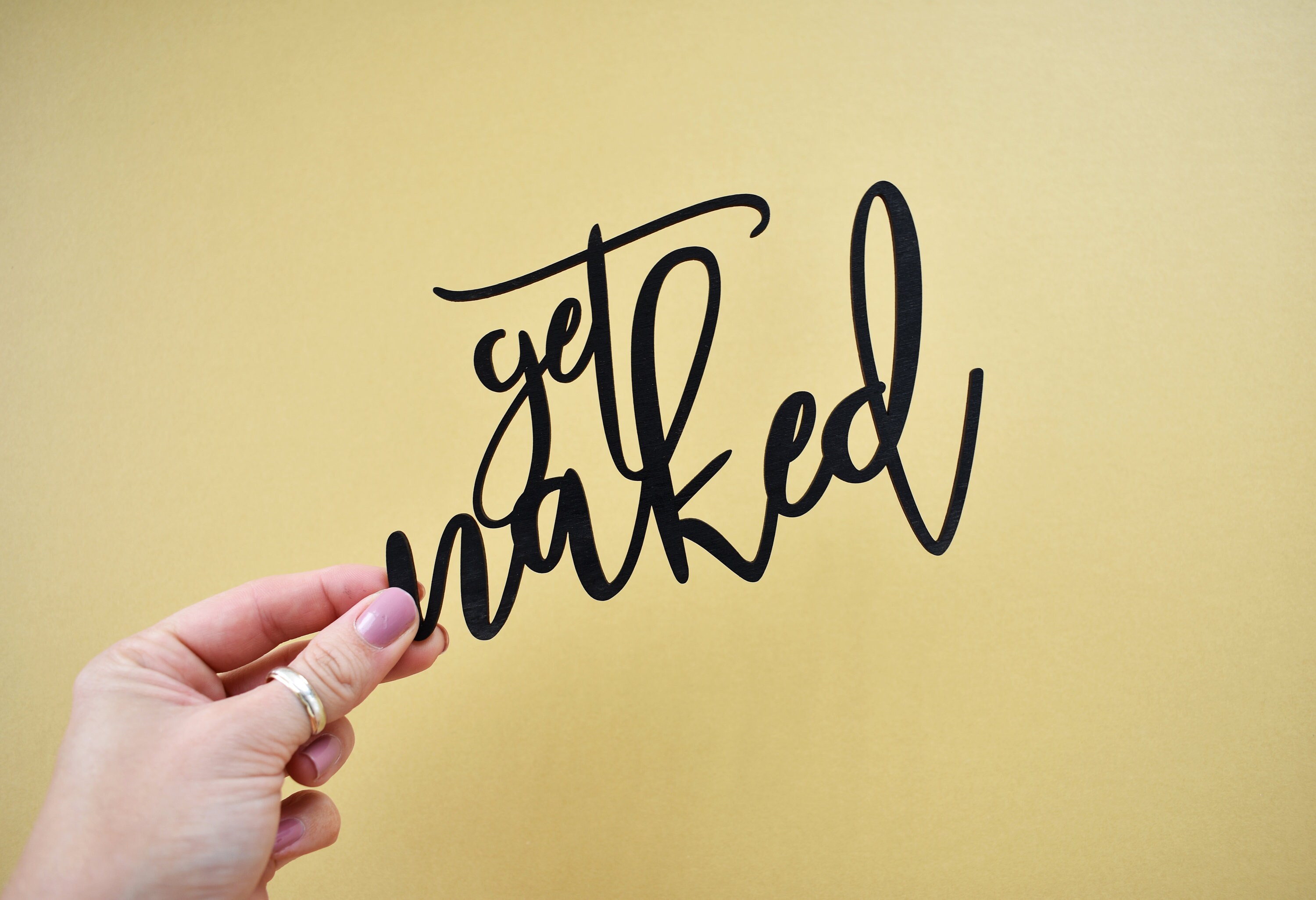 Get Naked Rude Wall Art Wall Art Print Rude Quote Etsy