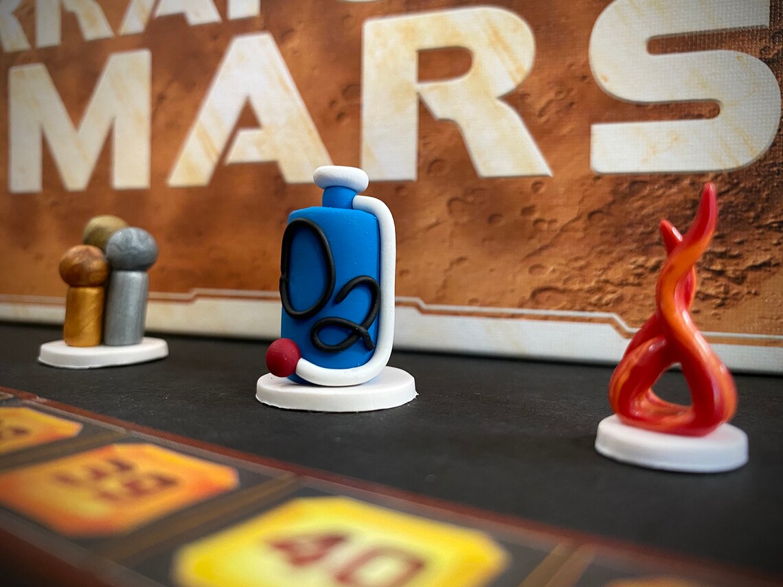 Terraforming Mars Track Markers Etsy