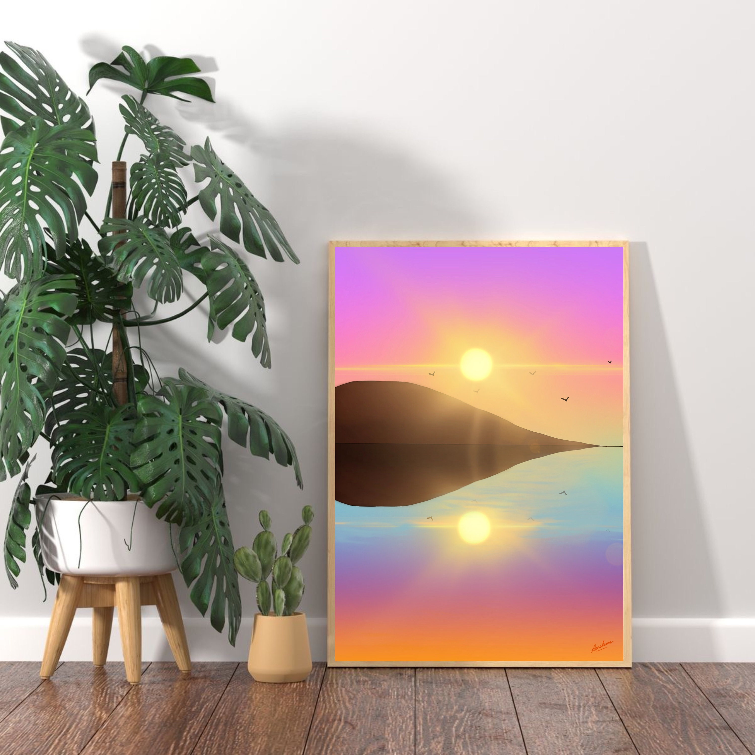 Mid Century Modern Kunstdrucke Moderne Wandkunst Home Office | Etsy