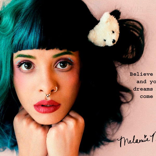 Melanie Martinez Poster Wall Art Bedroom Art #9 - Signed (copy) Memorabilia - (A4 29.7 x 21cm) or (A3 42 x 29.7cm)