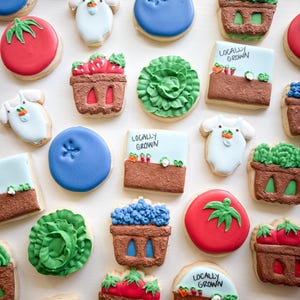 locally grown mini cookies
