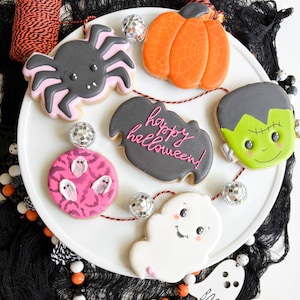 Halloween Cookies / Halloween custom cookies / Halloween party cookies / 6 cookies