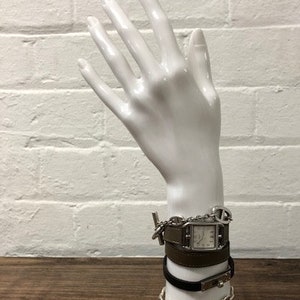 Mannequin display hand - female white plastic