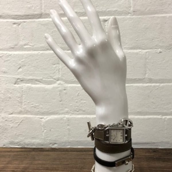 Mannequin display hand - female white plastic