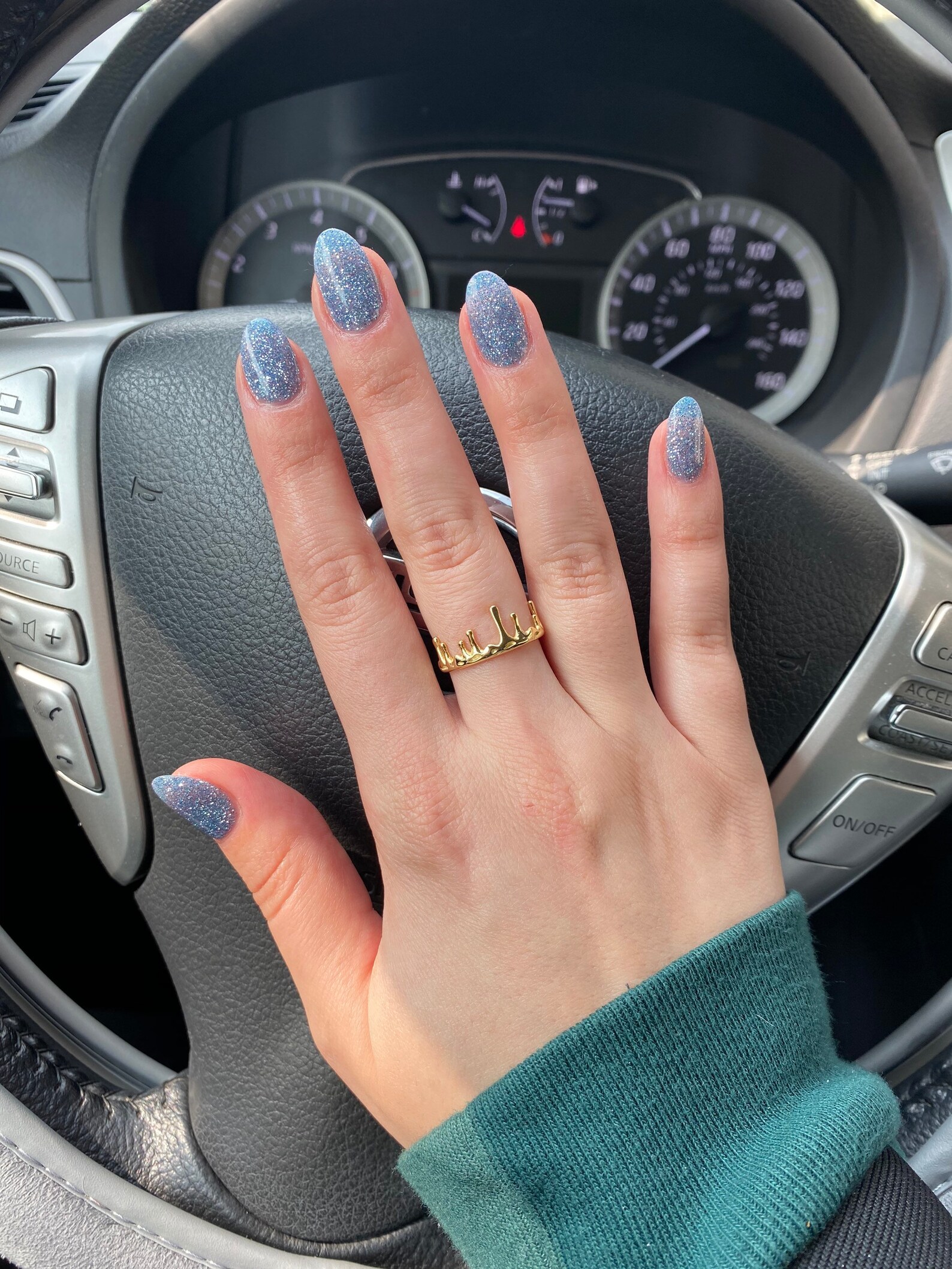 18K Vermeil Drip Ring Gold drip ring dripping gold ring Etsy