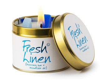 Fresh Linen Candle ǀ Lily Flame Candles ǀ Candle ǀ Fragrances ǀ Linen ǀ Home ǀ Gift
