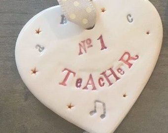 No1 Teacher Heart | Teacher Gift | Teacher | End of Year | Teachers