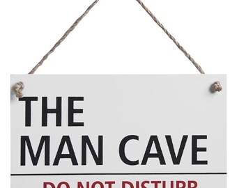 Man Cave Hanging Sign | Sign | Home | Gift