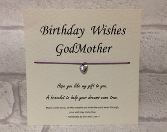 Godmother (Birthday) Wish Bracelet ǀ Bracelet ǀ Gift