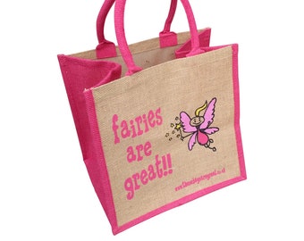 Fairies are Great Canvas Shopping Bag ǀ Gift ǀ Bags and Accessories ǀ Shopping