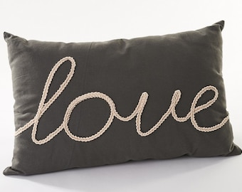 Love Rope Cushion ǀ Homeware ǀ Gift