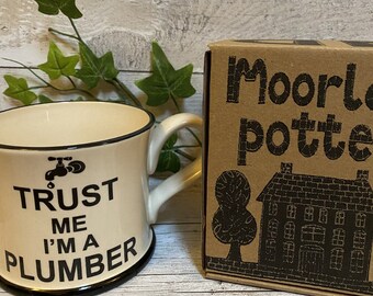 Plumber Moorland Pottery Mug ǀ Homeware ǀ Gift