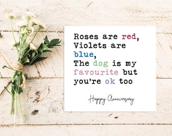 Anniversary Quote Card | Quote Greeting Card | Quote Card | Family | Friends | Love | Husband | Wife | Anniversary
