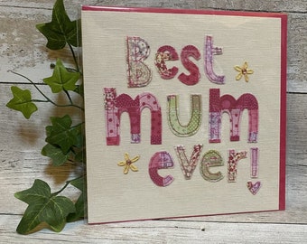 Mum Card ǀ Best Mum ǀ Birthday Card ǀ Mother's Day Card ǀ Greeting Card