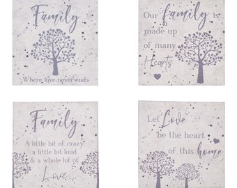 Family Quote Coaster ǀ Coaster ǀ Gift