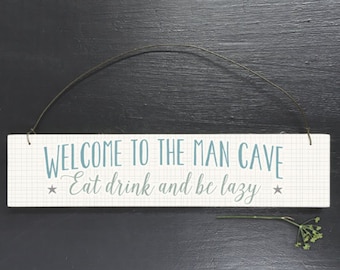 Man Cave Hanging Sign | Sign | Home | Gift