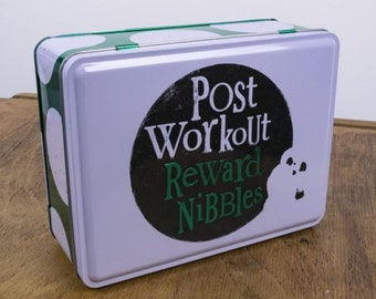 Post Workout Storage Tin ǀ Fitness Accessories ǀ Homeware ǀ Gift