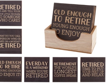 Retirement Slogan Coaster ǀ Coaster ǀ Retirement Gift