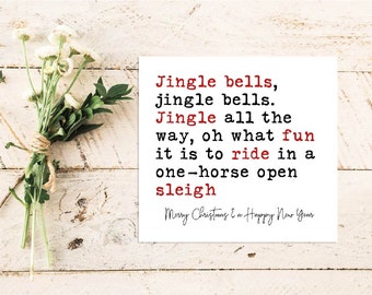 Christmas Quote Card | Quote Greeting Card | Quote Card | Family | Friends | Christmas Greeting | Xmas Card