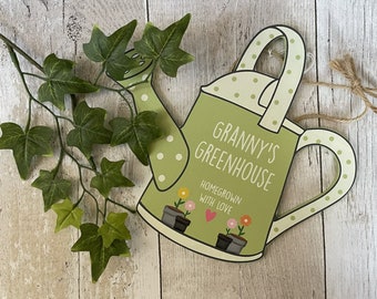 Granny's Greenhouse Wooden Sign ǀ Hanging Sign ǀ Gift