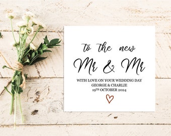 Mr & Mr | Wedding Card | Greeting Card | Card | Family | Friends | Love | Engagement | Wedding | Anniversary