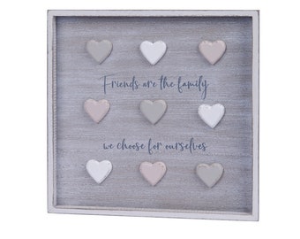 Friends are the Family Sign ǀ Gift ǀ Homeware