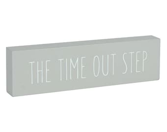 Time Out Step Wooden Block ǀ Home Decor