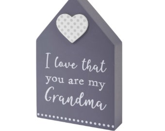Grandma House Block ǀ Homeware ǀ Gift