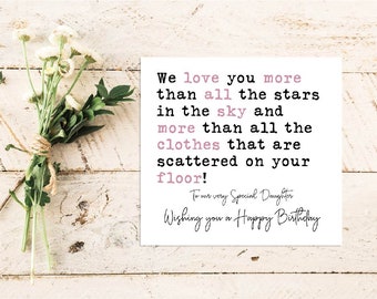 Birthday Quote Card | Quote Greeting Card | Quote Card | Family | Friends | Gift | Funny Birthday