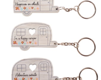 Caravan Keyring ǀ Camping Keys ǀ Gift