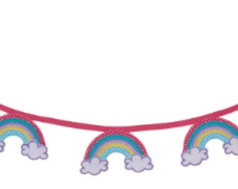 Rainbow Bunting ǀ Children's Bunting ǀ Homeware