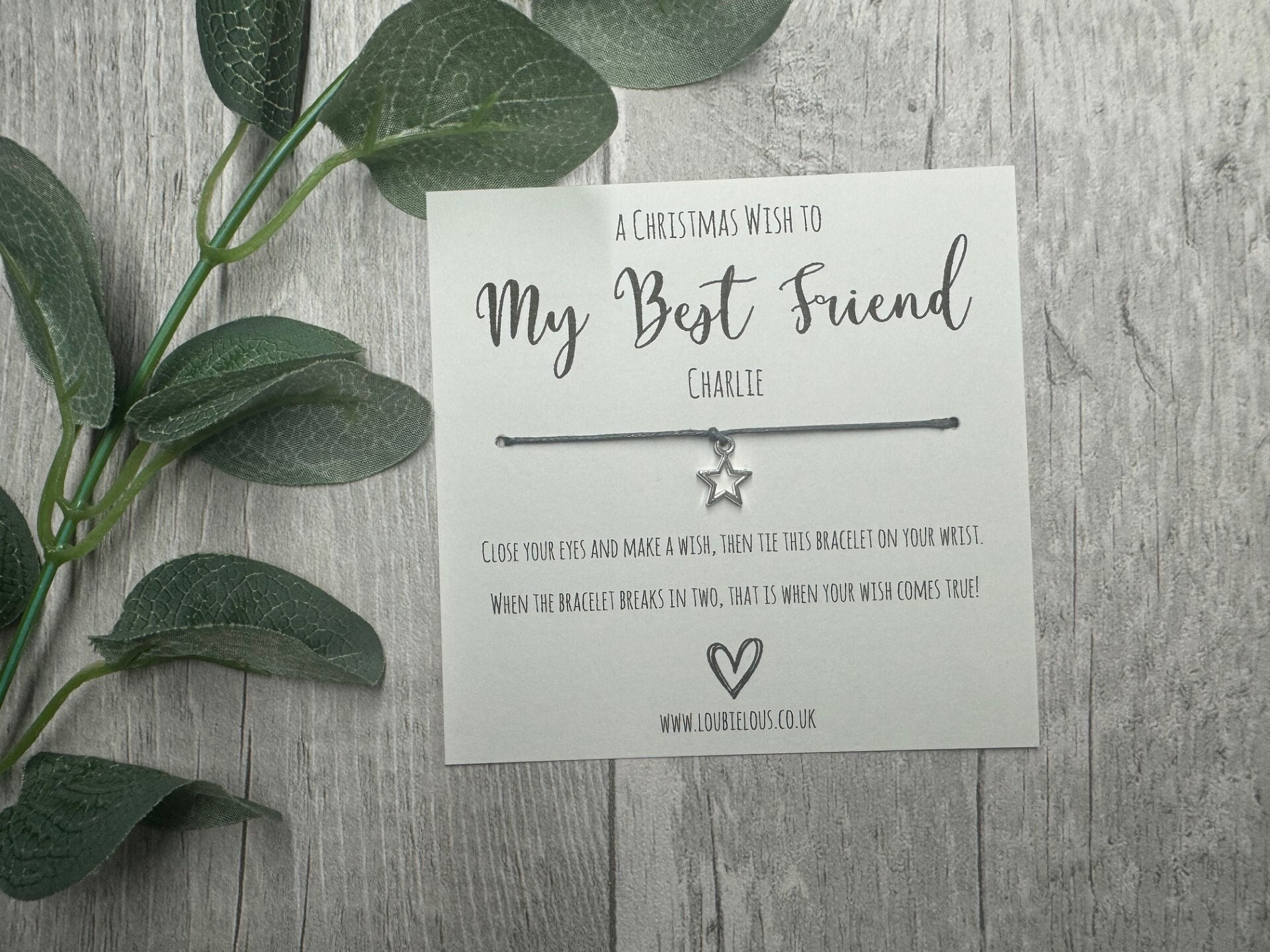 Best friend deals wish bracelet